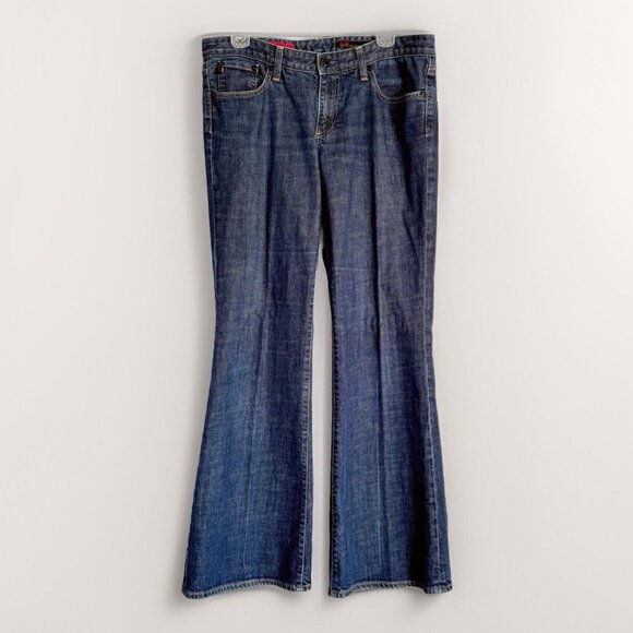 AG Adriano Goldschmied The Club Jeans Women’s Sz 32R Bootcut Flare Y2K Country - Picture 3 of 10